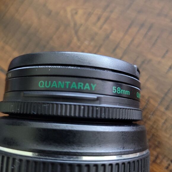 Canon EF-S 18-55mm f: 3.5-5.6 Black Telephoto Camera Zoom Lens - Picture 4 of 9